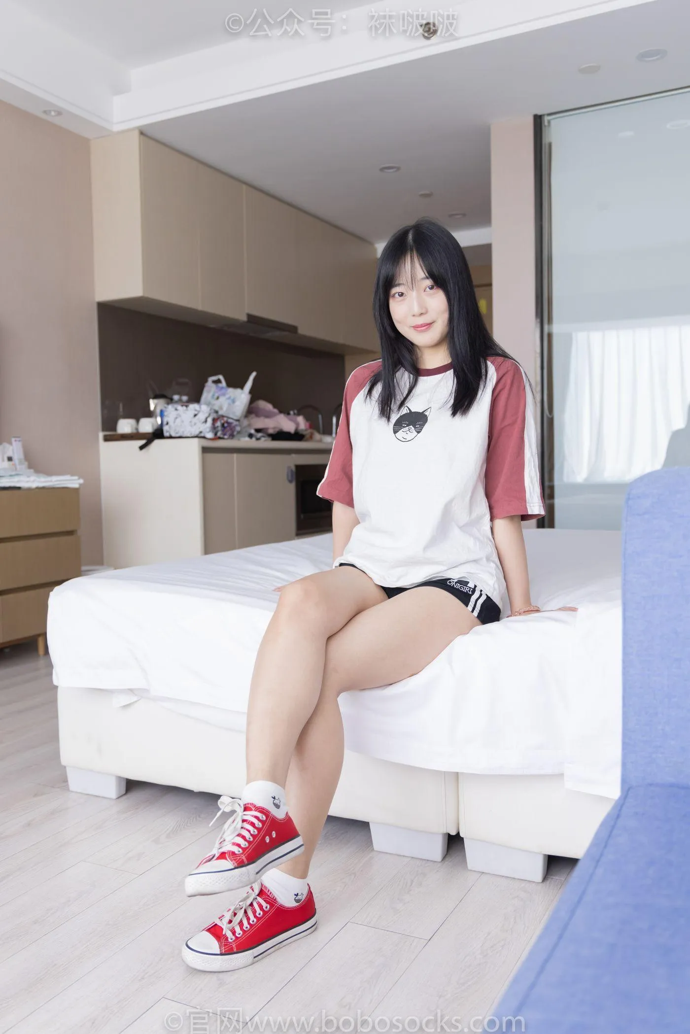 [BoBoSocks袜啵啵]NO.036 菠萝-帆布鞋、白棉袜、裸足 [138P]插图7
